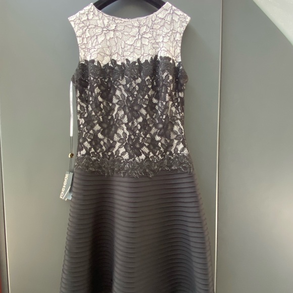 Tadashi Shoji Sleeveless Lace Cocktail Dress - Picture 2 of 8